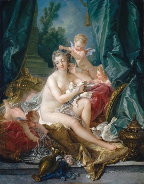  boucher pintura art%c3%adstica - El baño de Venus rococó Francois Boucher